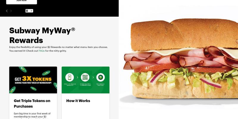 Subway Menu