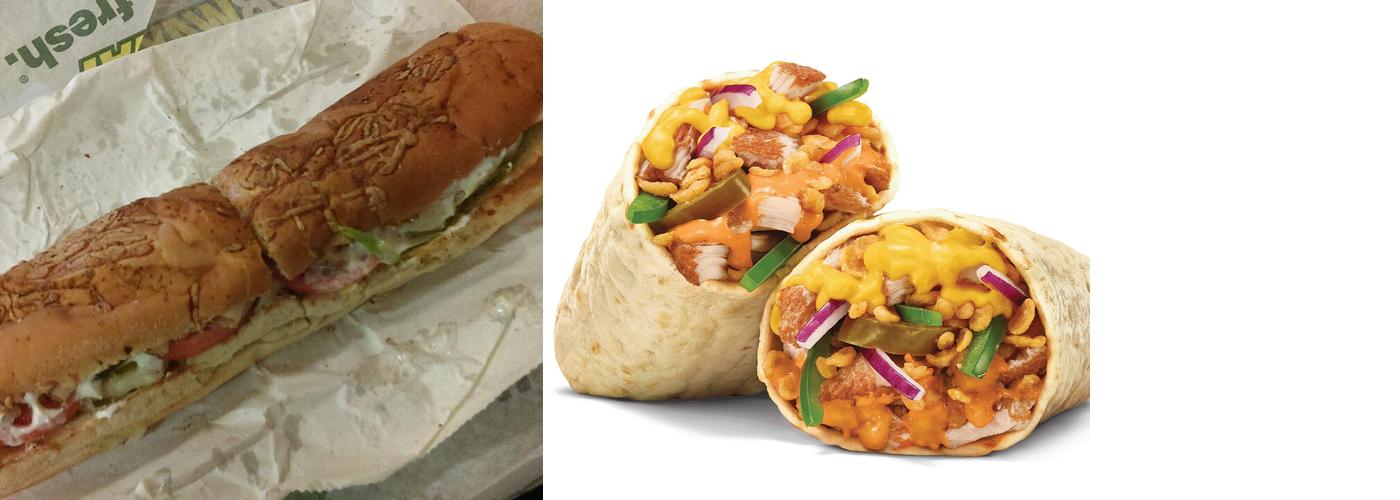 Subway Menu