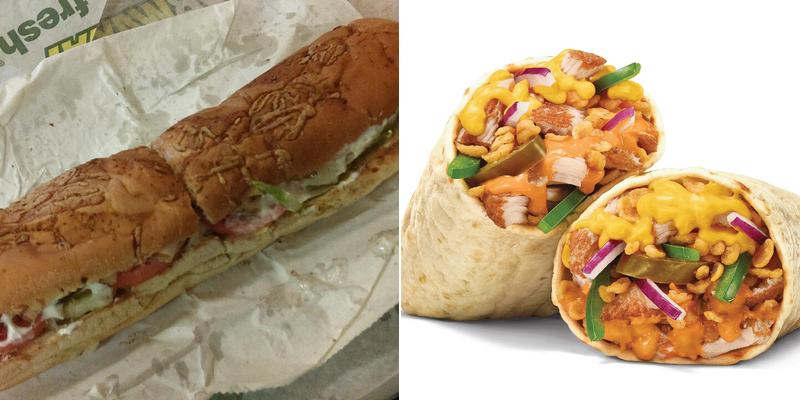 Subway Menu