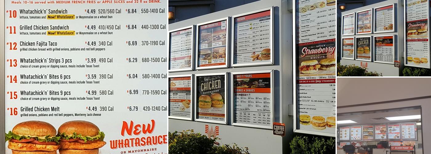 Whataburger Menu