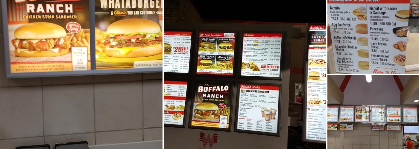 Whataburger Menu