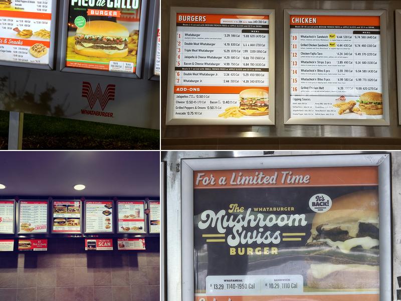Whataburger Menu