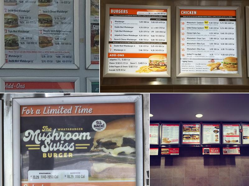 Whataburger Menu
