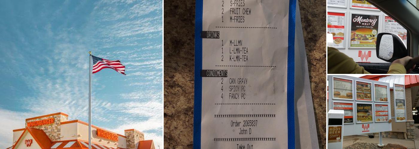 Whataburger Menu