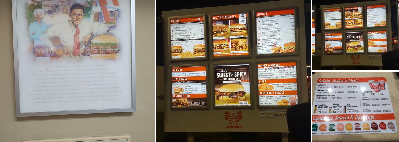 Whataburger Menu