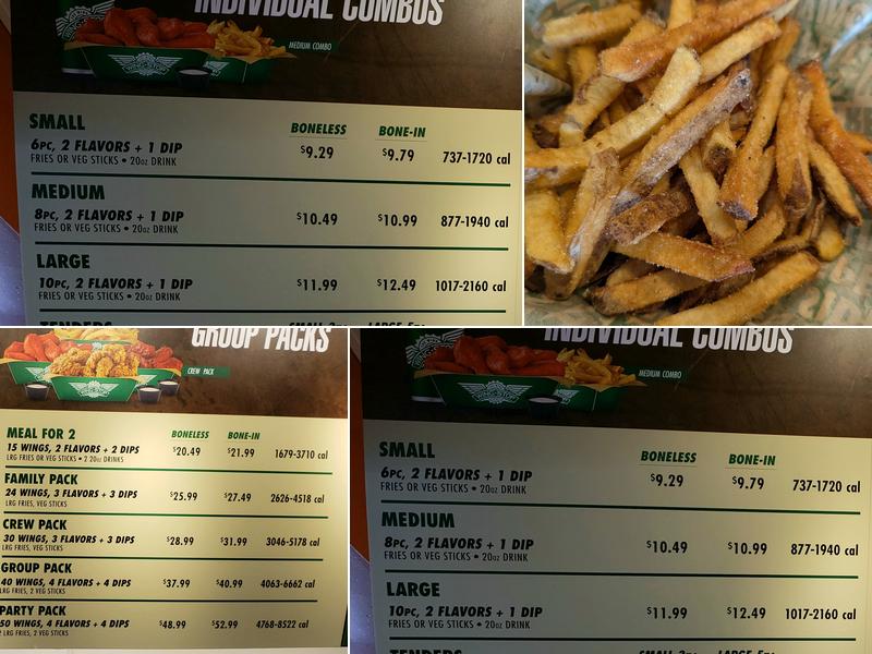 Wingstop Menu