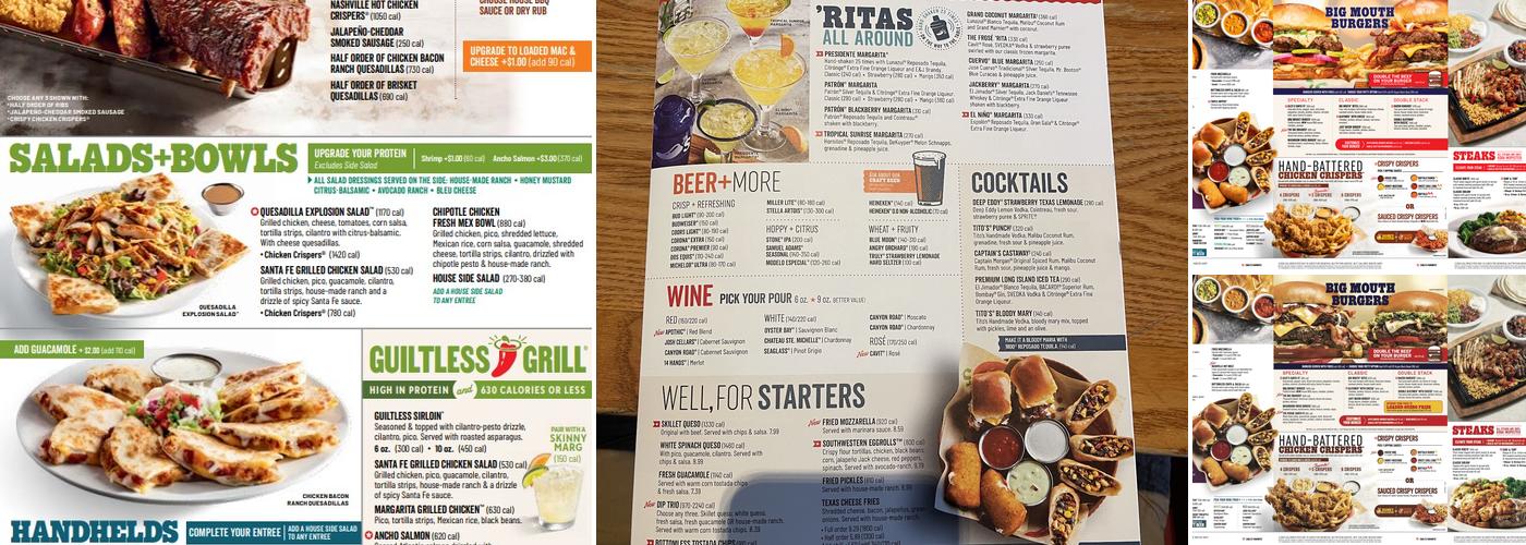 Chili's Grill & Bar Menu