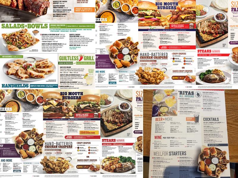 Chili's Grill & Bar Menu