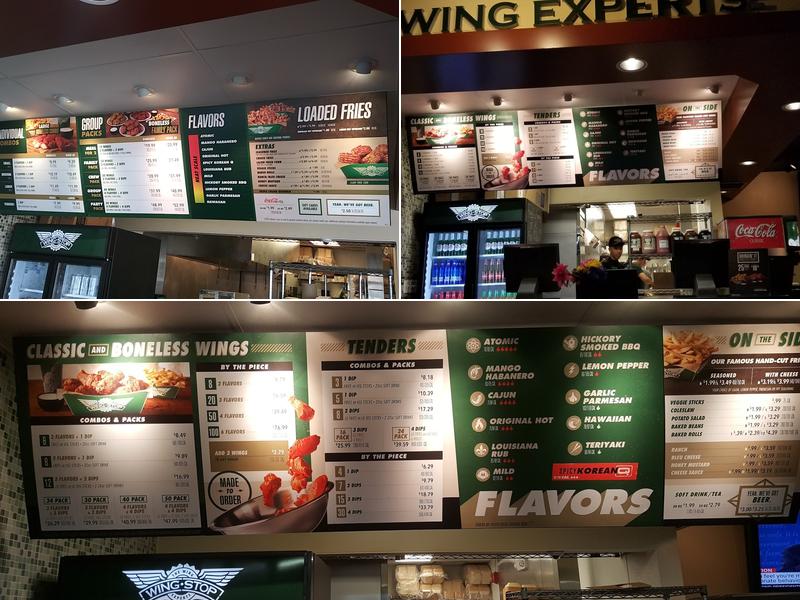 Wingstop Menu