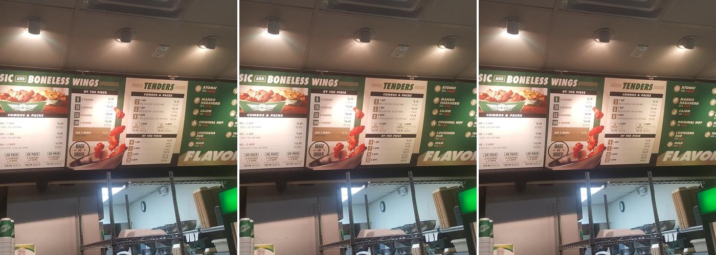 Wingstop Menu