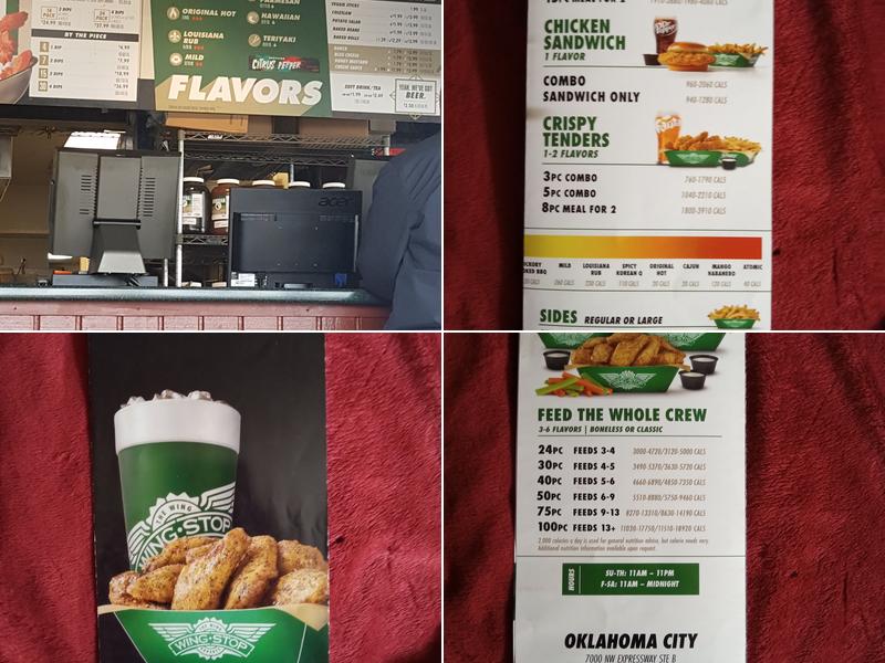Wingstop Menu