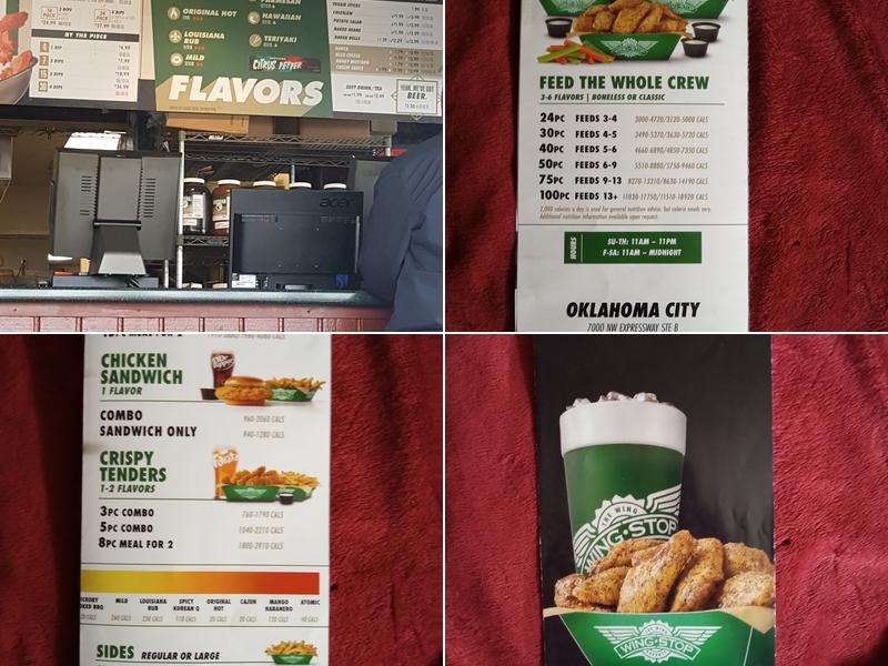 Wingstop Menu