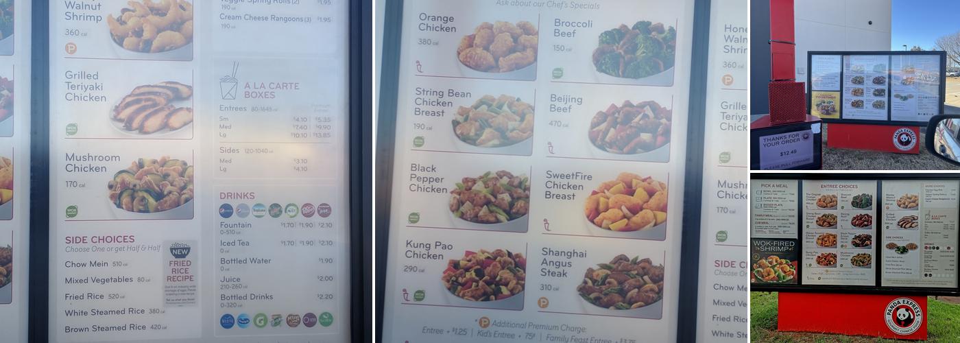 Panda Express Menu