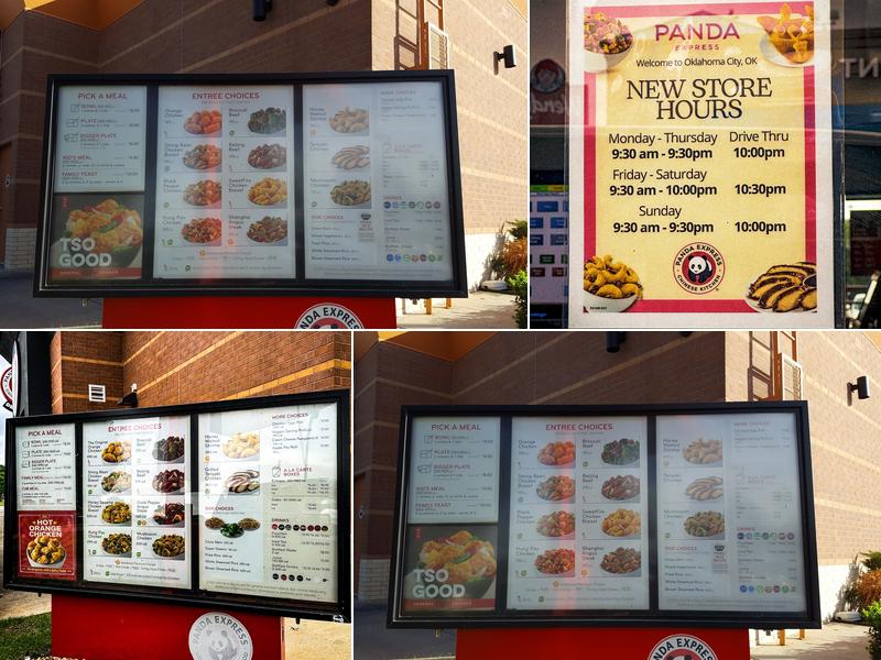 Panda Express Menu