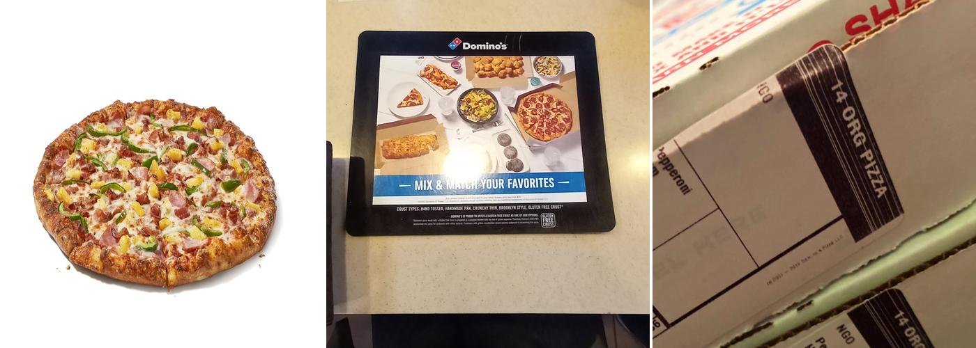 Domino's Pizza Menu