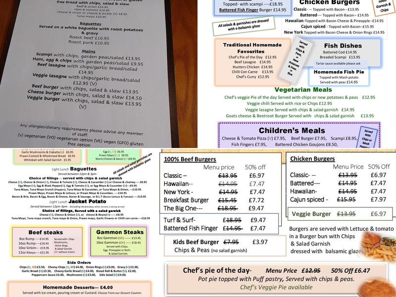 The Full Pitcher Menu