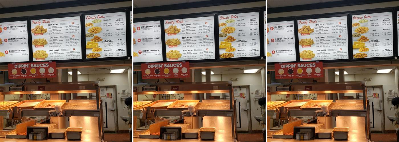 Church's Texas Chicken Menu
