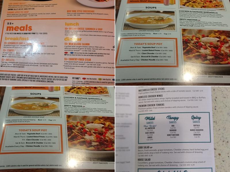 Denny's Menu