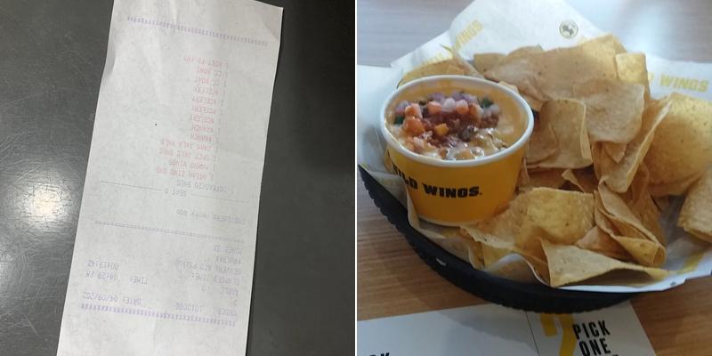 Buffalo Wild Wings Menu