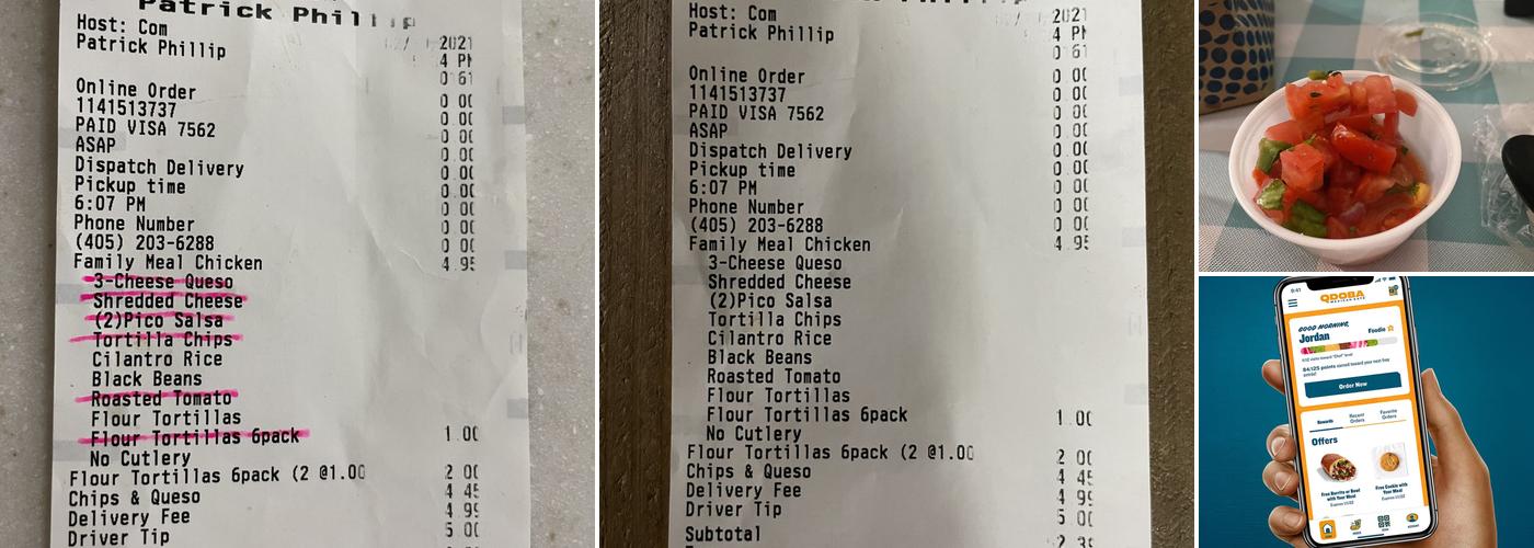 QDOBA Mexican Eats Menu