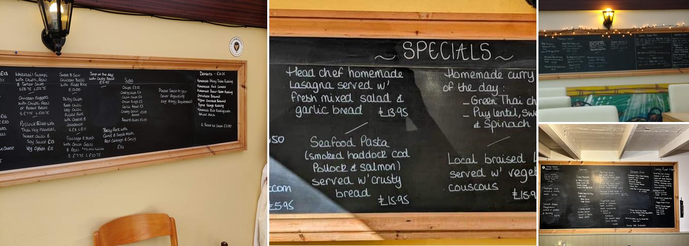 The Victory Inn Menu