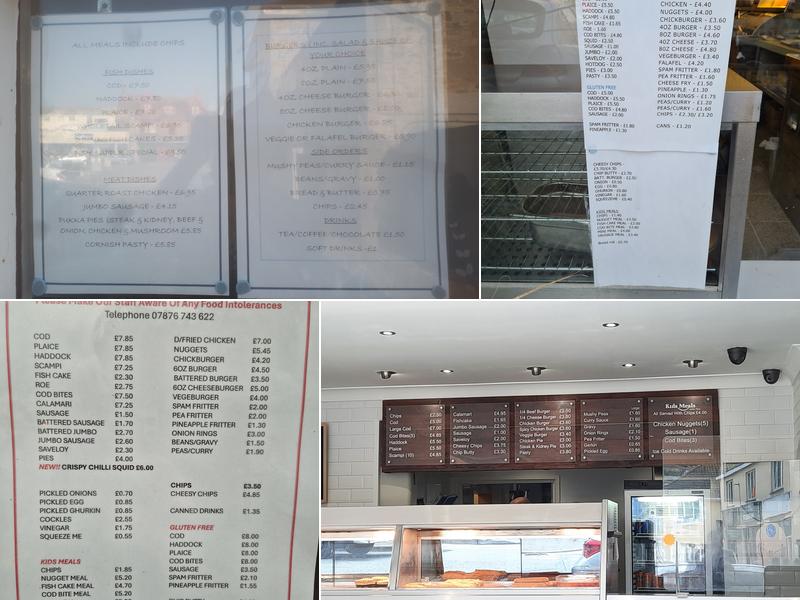 Brown's Fish & Chip Shop Menu
