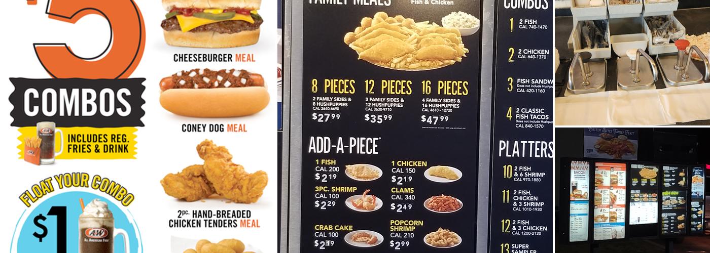 Long John Silver's | A&W Menu