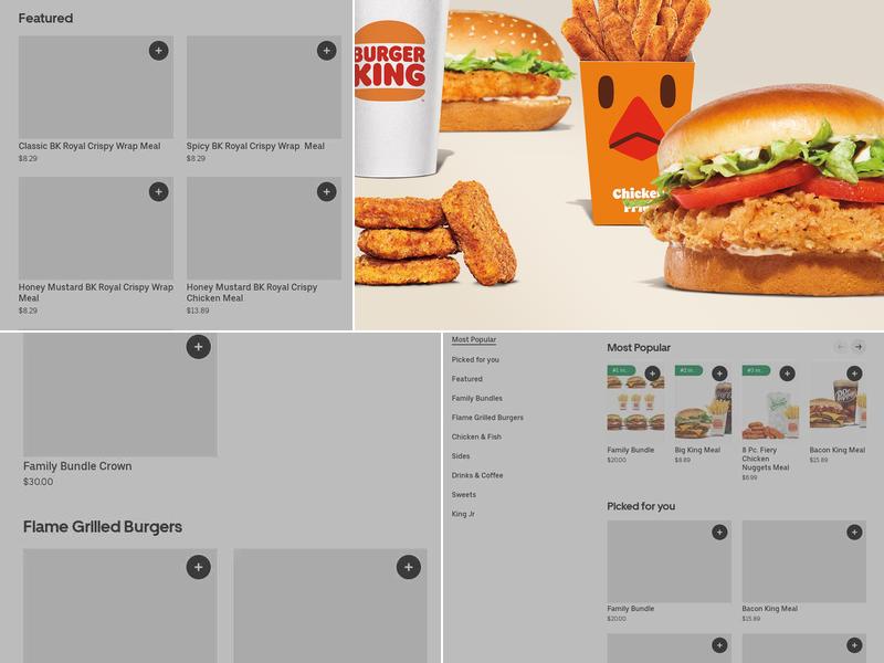 Burger King Menu