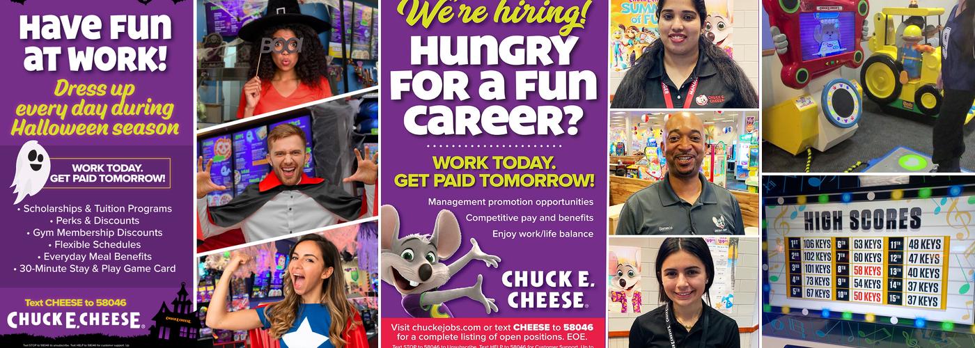 Chuck E. Cheese Menu