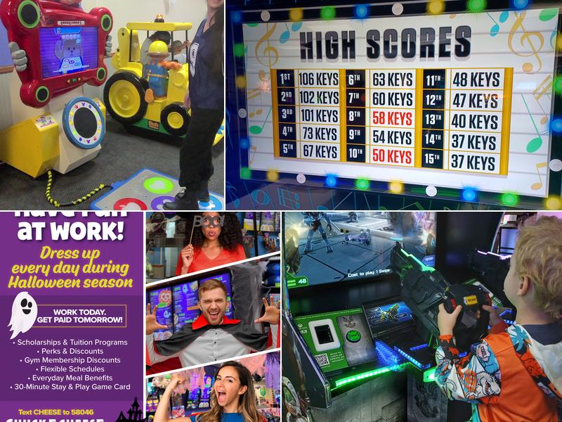 Chuck E. Cheese Menu