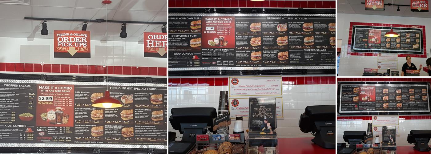 Firehouse Subs N. MACARTHUR OKC Menu
