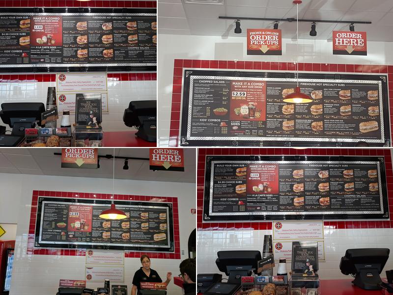 Firehouse Subs N. MACARTHUR OKC Menu