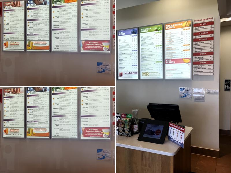 Smoothie King Menu