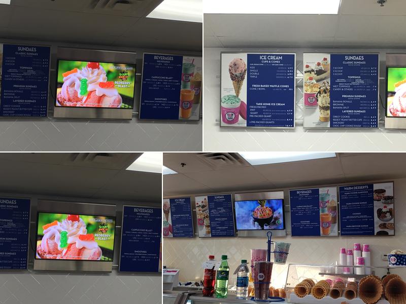 Baskin-Robbins Menu
