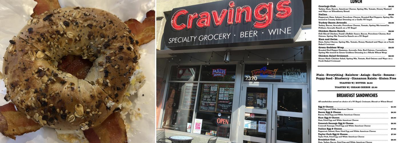 Cravings Menu