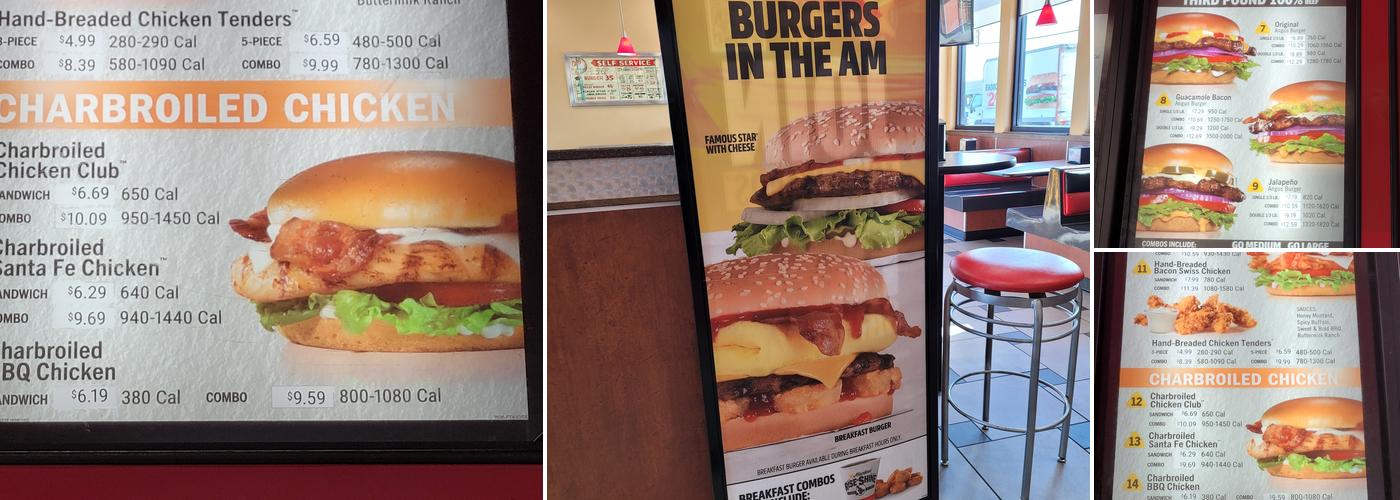 Carl's Jr. Menu