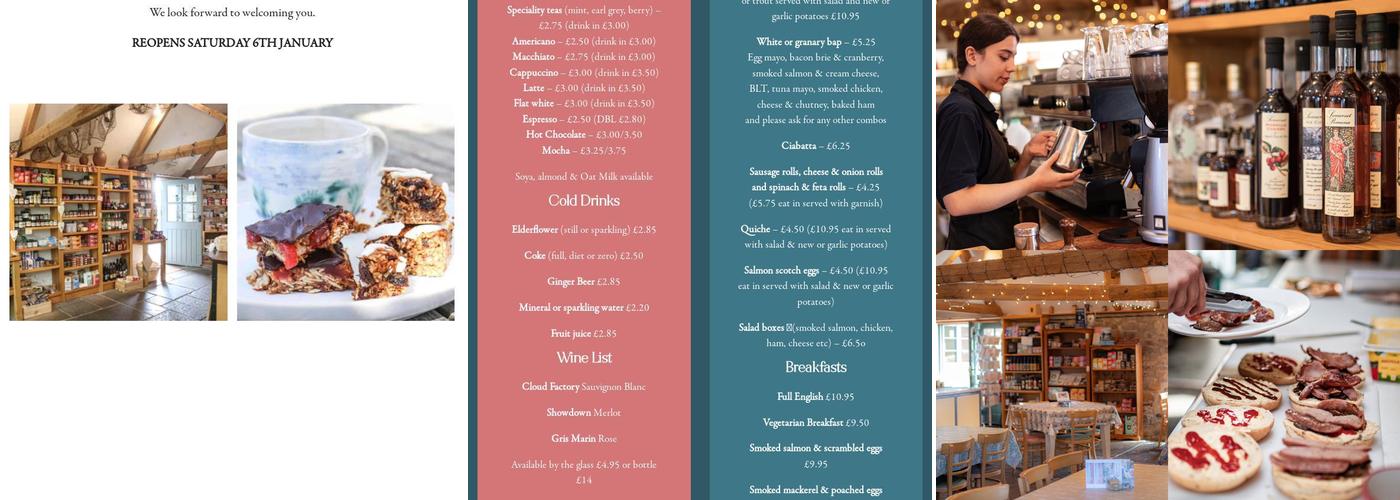 Brown & Forrest Smokery Menu