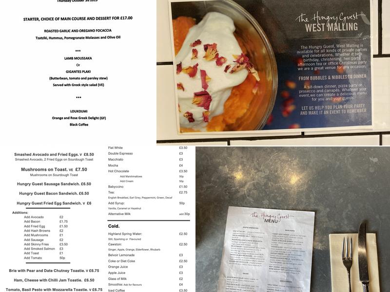 The Hungry Guest Menu