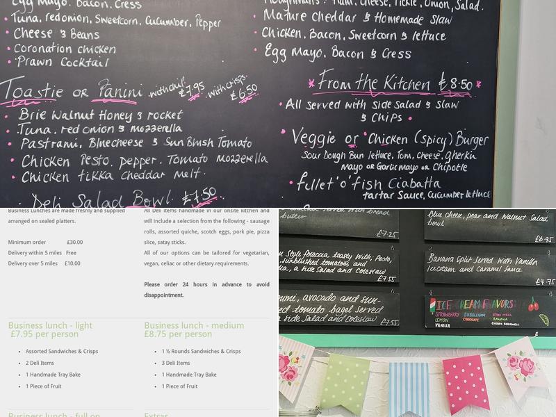 The Deli @ Pershore Menu