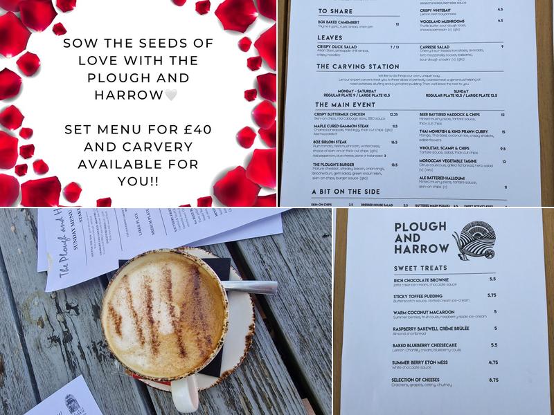 The Plough & Harrow Menu