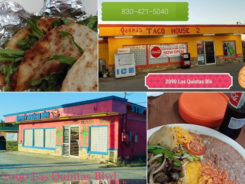 Gaona's Mexican Bite 2090 Las Quintas Blvd, Eagle Pass