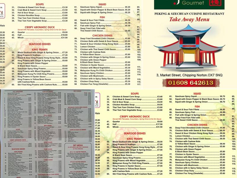 Beijing Gourmet Menu
