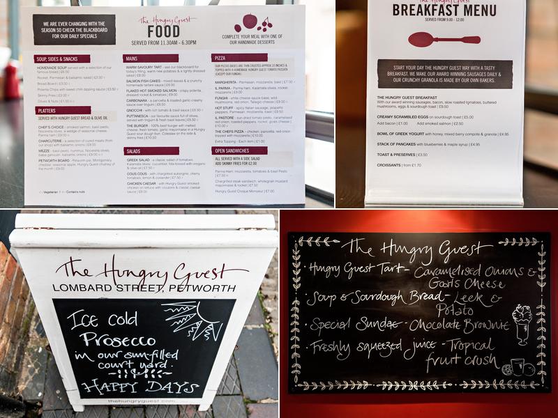 The Hungry Guest Cafe Menu