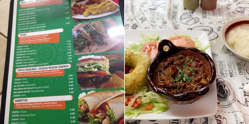 La Esquinita De Oro restaurant Menu