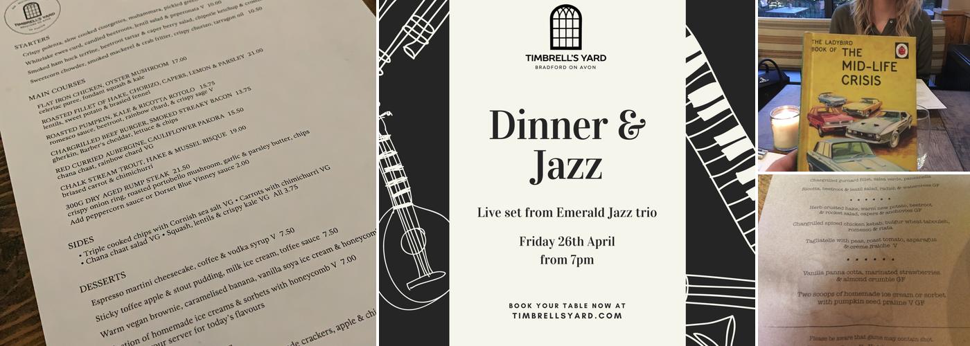 Timbrell's Yard Menu