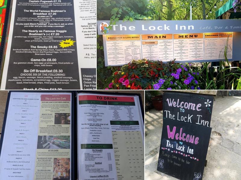 The Lock Inn Café Menu