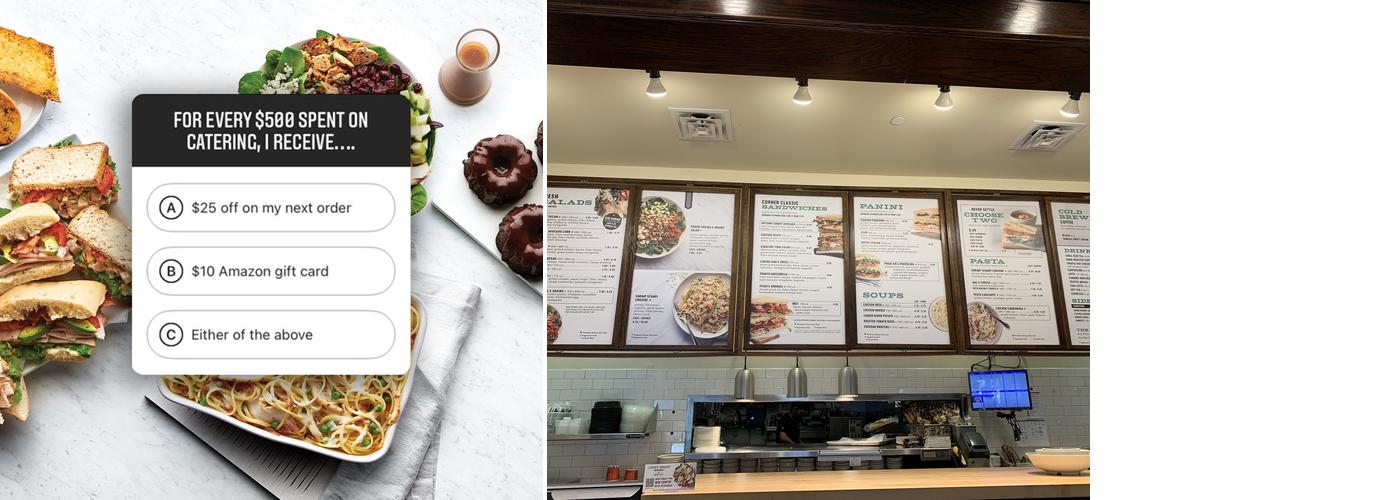 Corner Bakery Cafe Menu