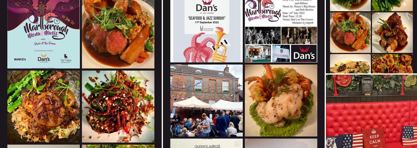 Dan's at The Crown Menu