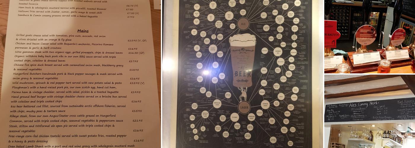 John O'Gaunt Inn Menu