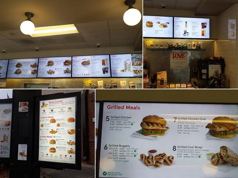 Chick-fil-A Menu